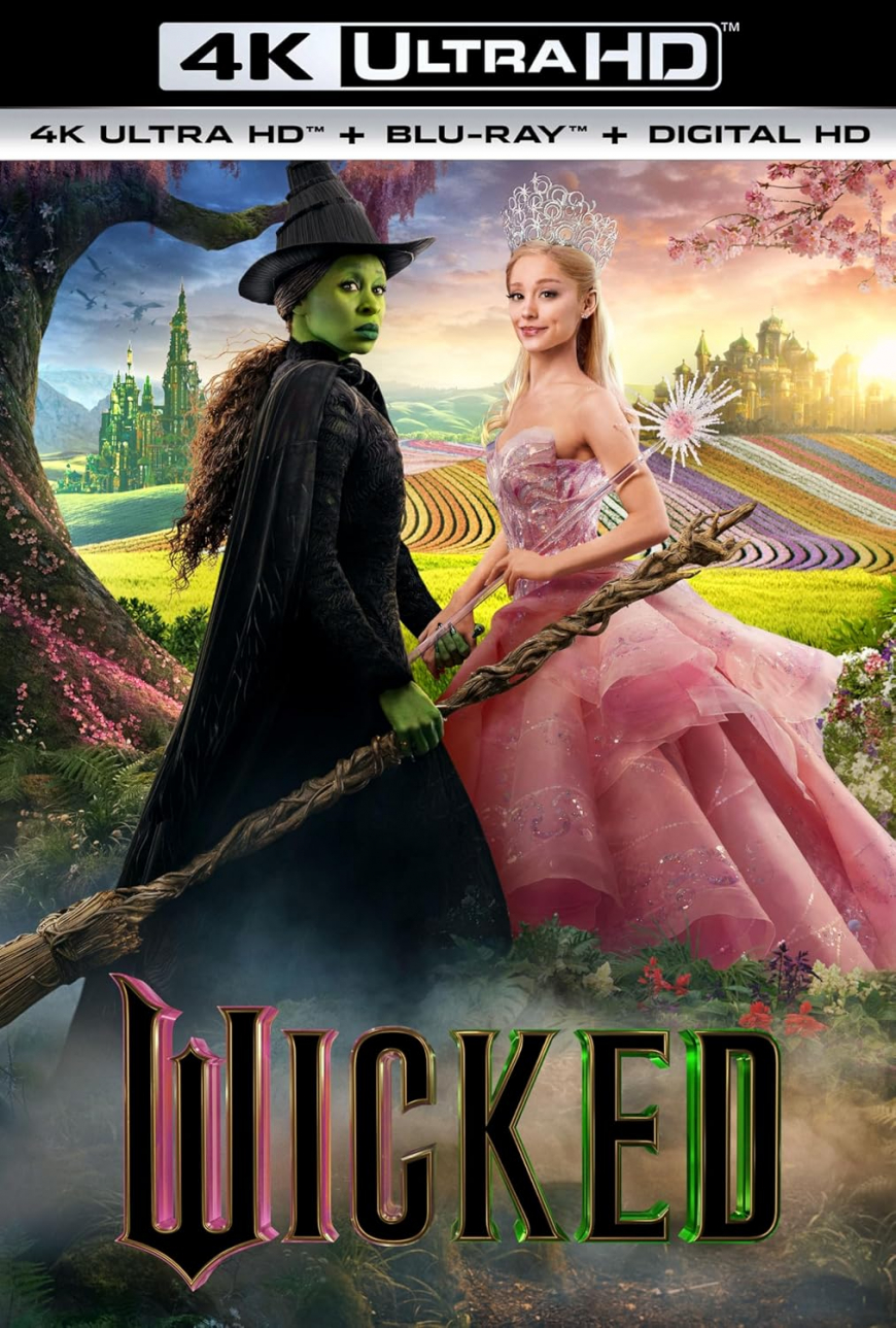 Wicked movie Exclusive Limited-Edition Giftset with Gold Tone Metal Bookends