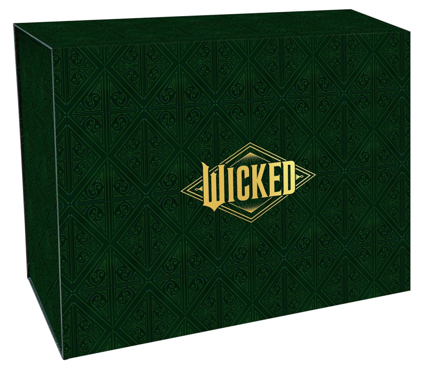 Wicked movie Exclusive Limited-Edition Giftset with Gold Tone Metal Bookends
