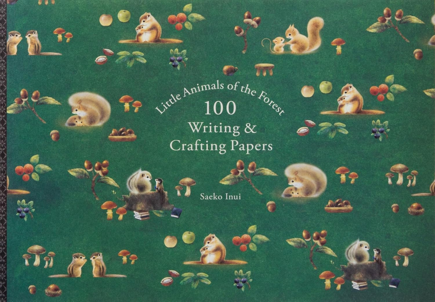 Little Animals of the Forest 100 Writing & Crafting Papers illustrations from Saeko Inui
