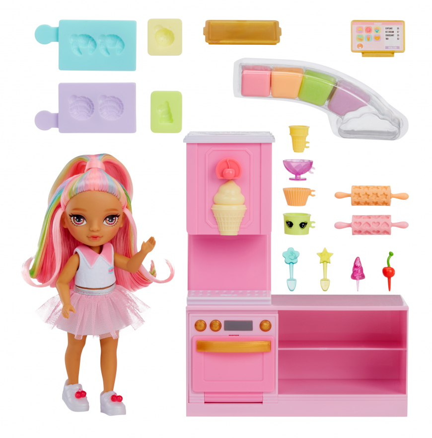 Rainbow High Little Dessert Shop with Kandy doll Playset