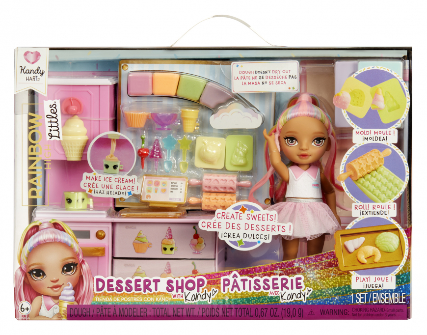 Rainbow High Little Dessert Shop with Kandy doll Playset