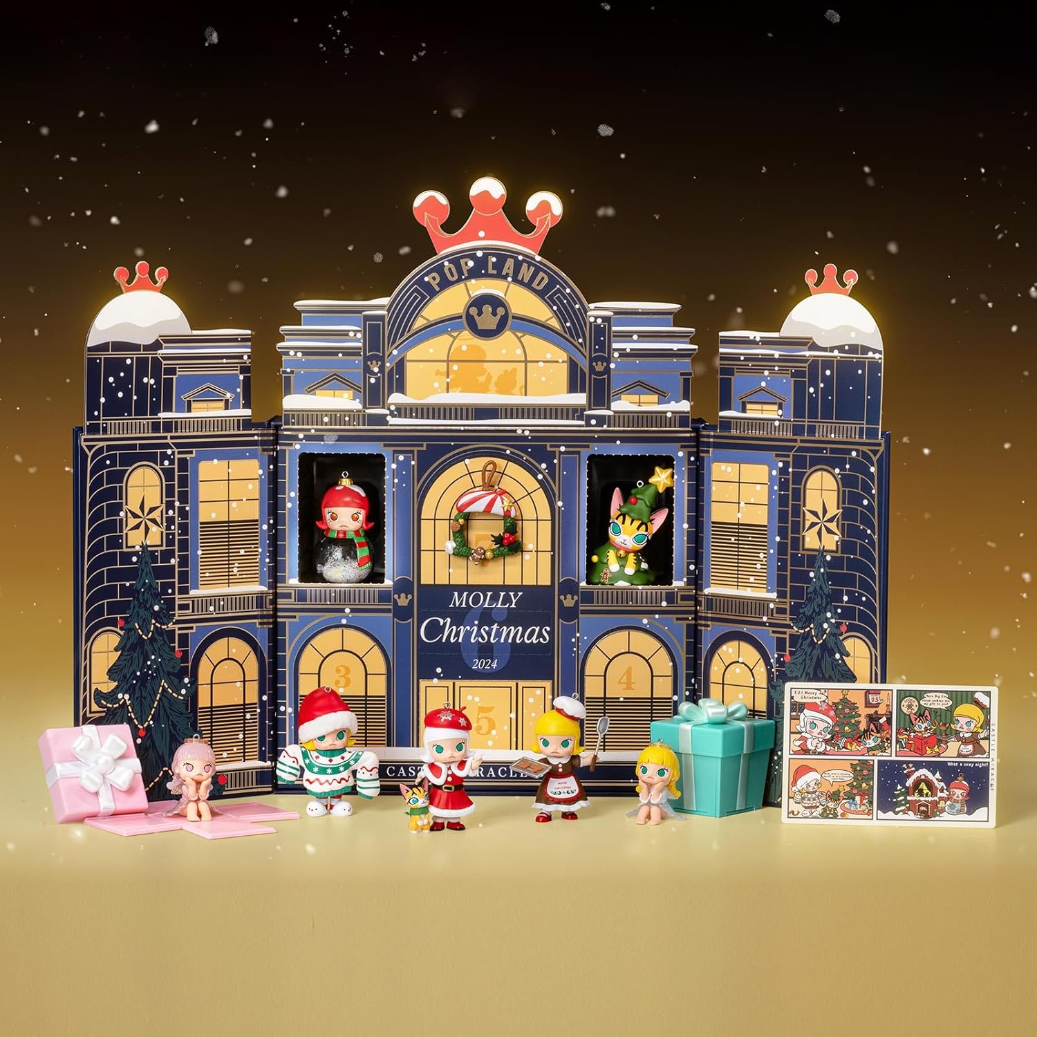 その他 Molly Christmas 2024 CASTLE MIRACLE BOX NEW Unboxing PopMart Castle Miracle Box - 