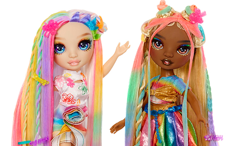 Rainbow High Hair Chalk and Style dolls