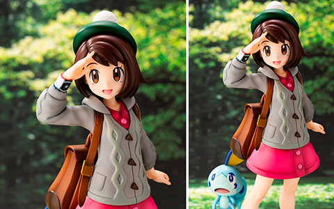 Kotobukiya Pokemon Gloria with Sobble ARTFX J figure