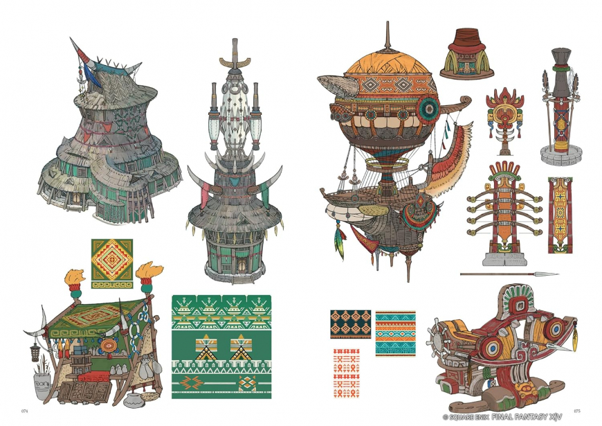 Final Fantasy XIV: Dawntrail - The Art of Succession - Relics of Heritage book