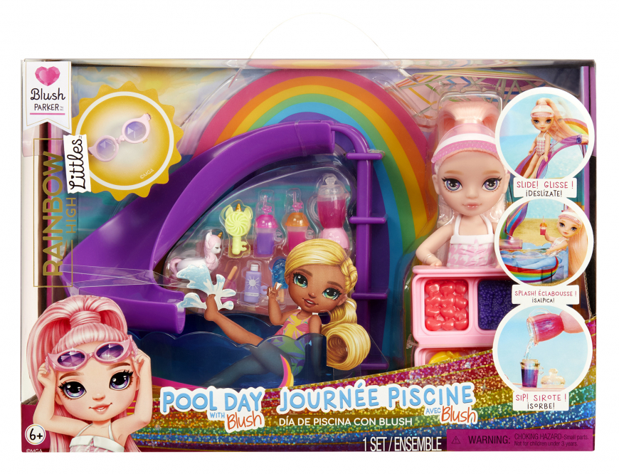 Rainbow High Little Pool Day with Blush doll Playset