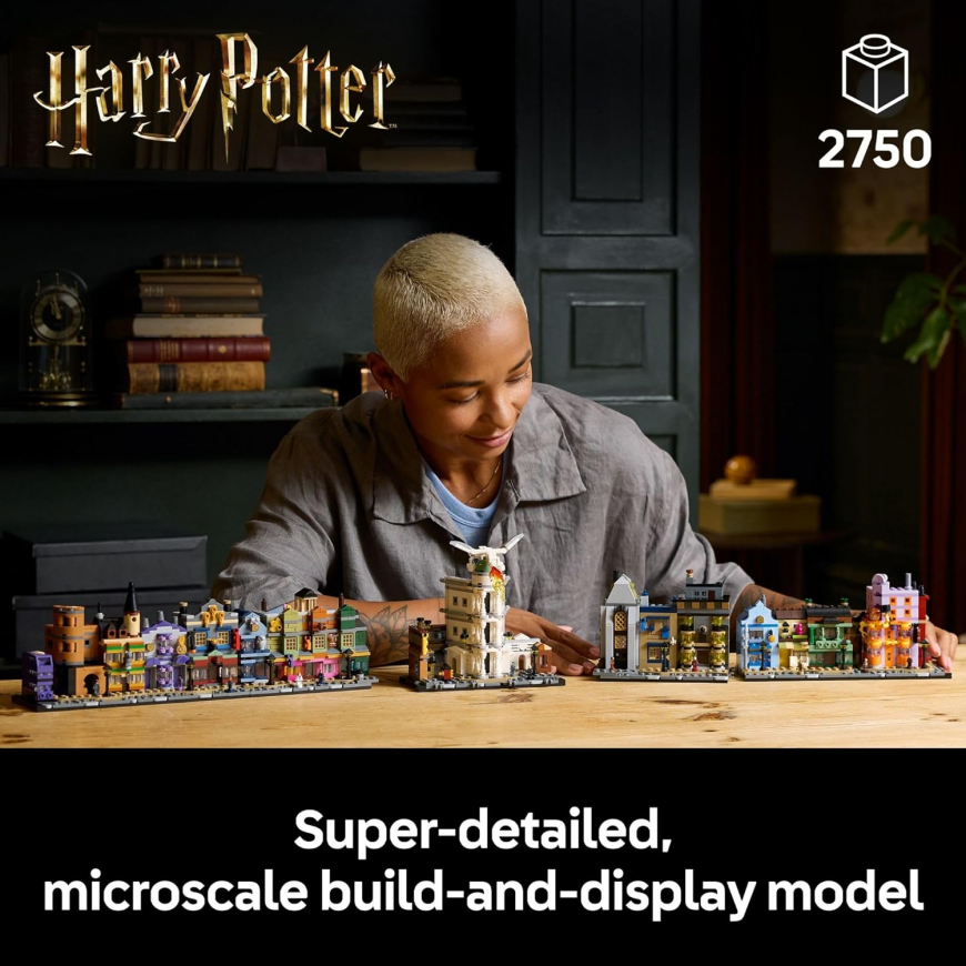 LEGO Harry Potter Diagon Alley Wizarding Shops Building Set