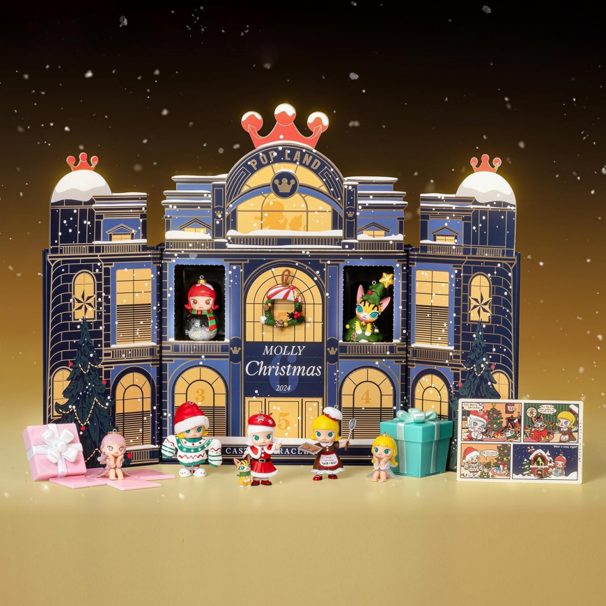 POP MART Adevnt Calendar Molly Castle Miracle Box Series Figures