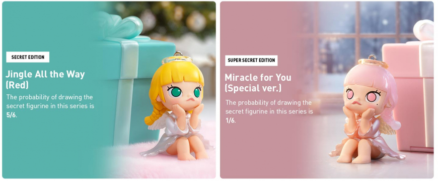 POP MART Adevnt Calendar Molly Castle Miracle Box Series Figures