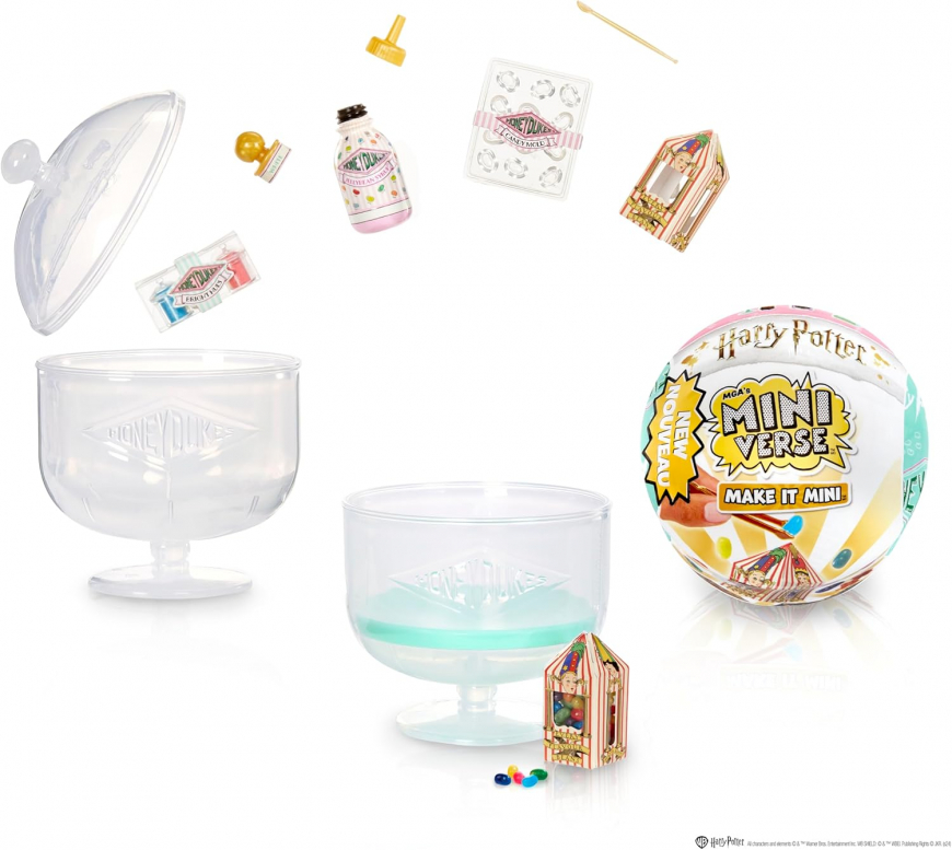 Miniverse Make It Mini Harry Potter wave 2 Honeydukes' wizarding sweets stock images