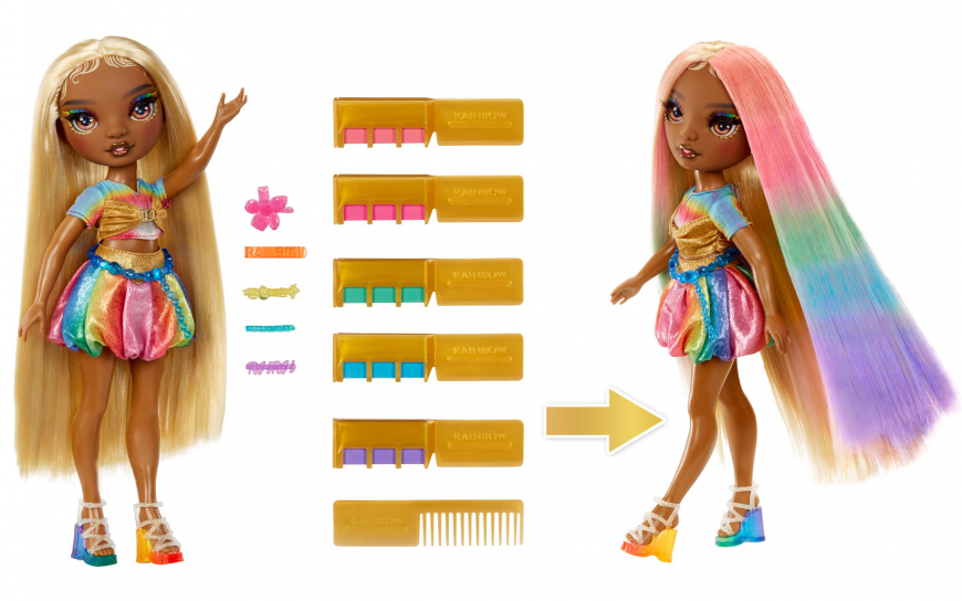 Rainbow High Hair Chalk and Style  Meline Luxe doll