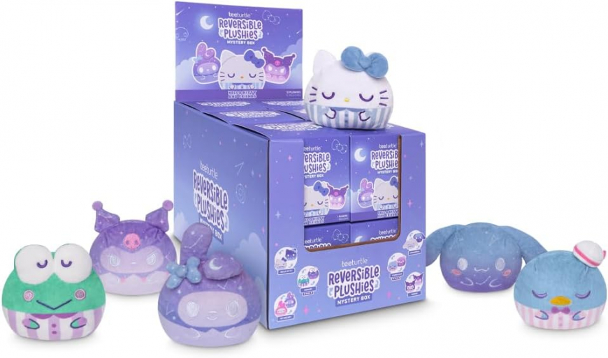 Teeturtle Sanrio Hello Kitty and Friends 3" Reversible Plush Mystery Box