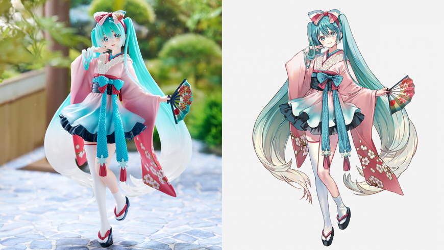 Hatsune Miku Neo Tokyo Series Tenitol Figure Kimono Ver.