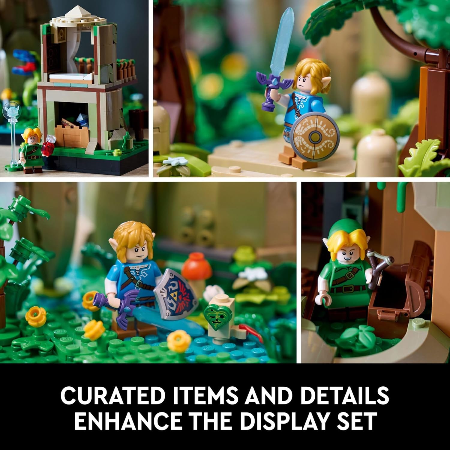 LEGO The Legend of Zelda Great Deku Tree 2-in-1 Model Building Set