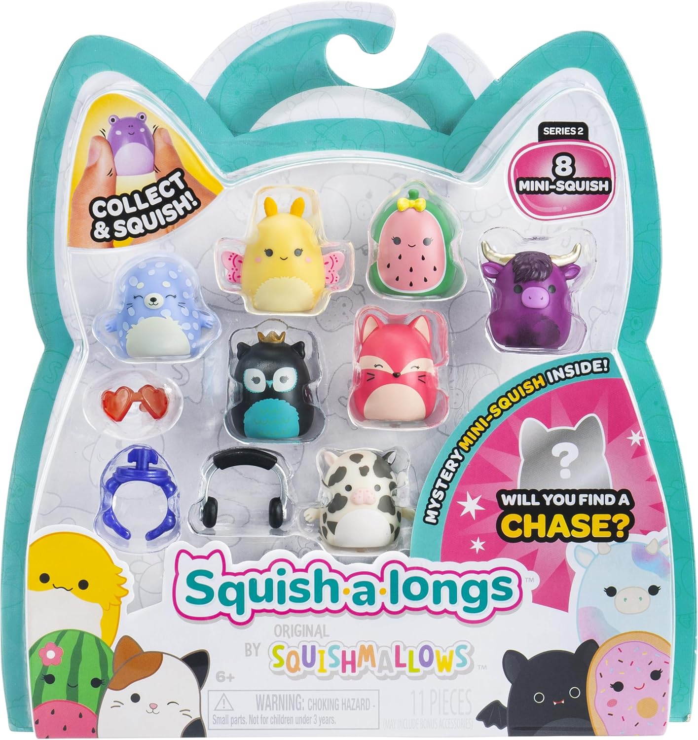 Original Squishmallows Squish-A-Longs Series 2 14 Pack