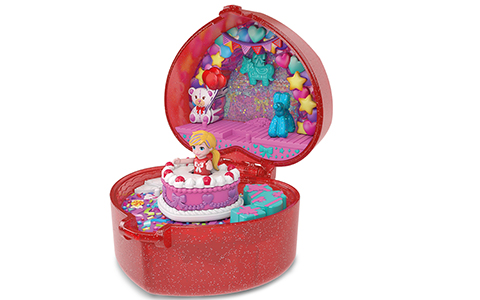 Polly Pocket Ruby Red Ring Box Mattel 80th Anniversary