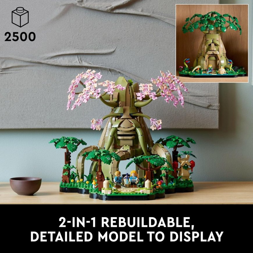 LEGO The Legend of Zelda Great Deku Tree 2-in-1 Model Building Set 77092