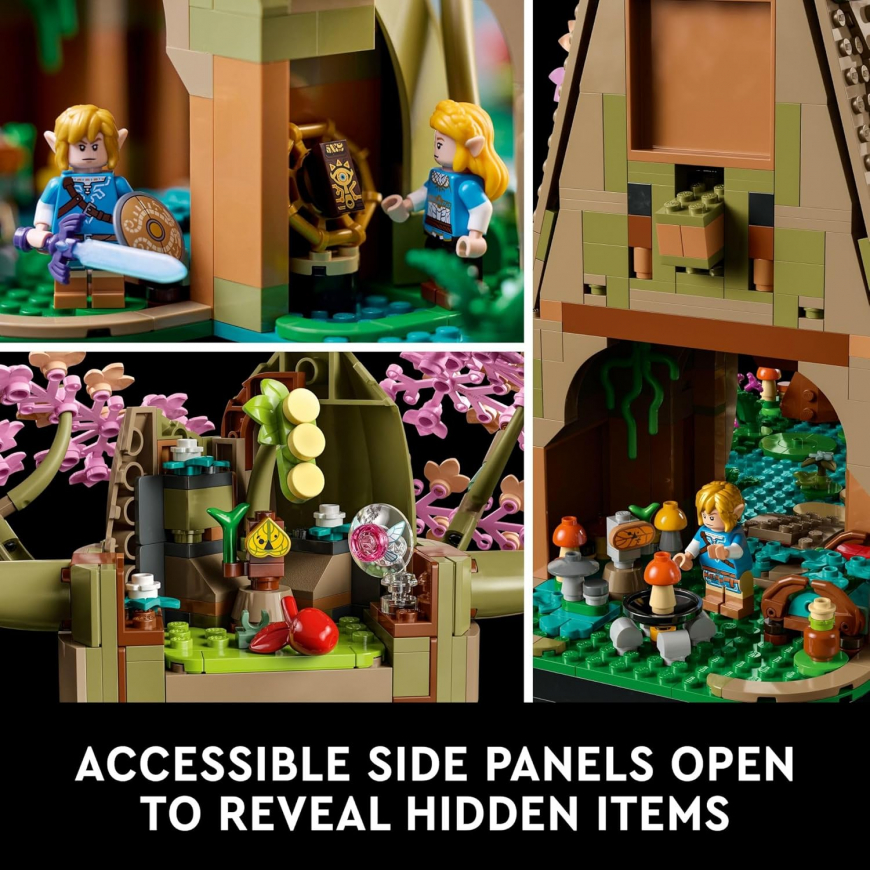 LEGO The Legend of Zelda Great Deku Tree 2-in-1 Model Building Set 77092