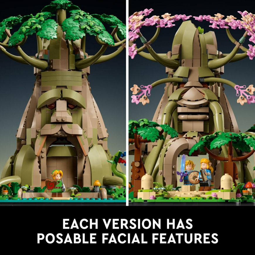LEGO The Legend of Zelda Great Deku Tree 2-in-1 Model Building Set 77092