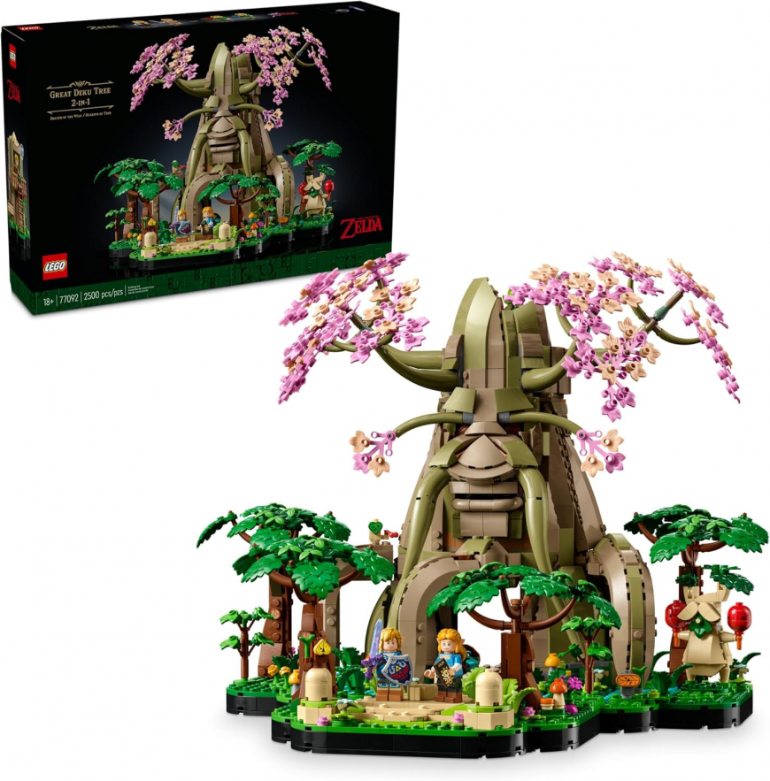 LEGO The Legend of Zelda Great Deku Tree 2-in-1 Model Building Set 77092
