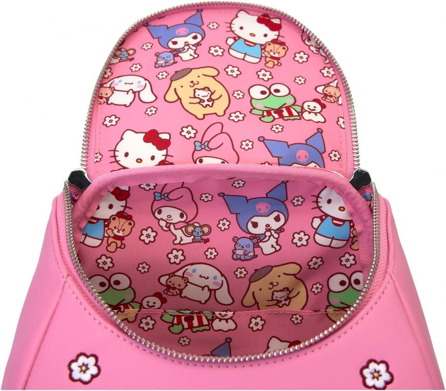 Hello Kitty & Friends Pink and Red Color Block Series Mini-Backpack