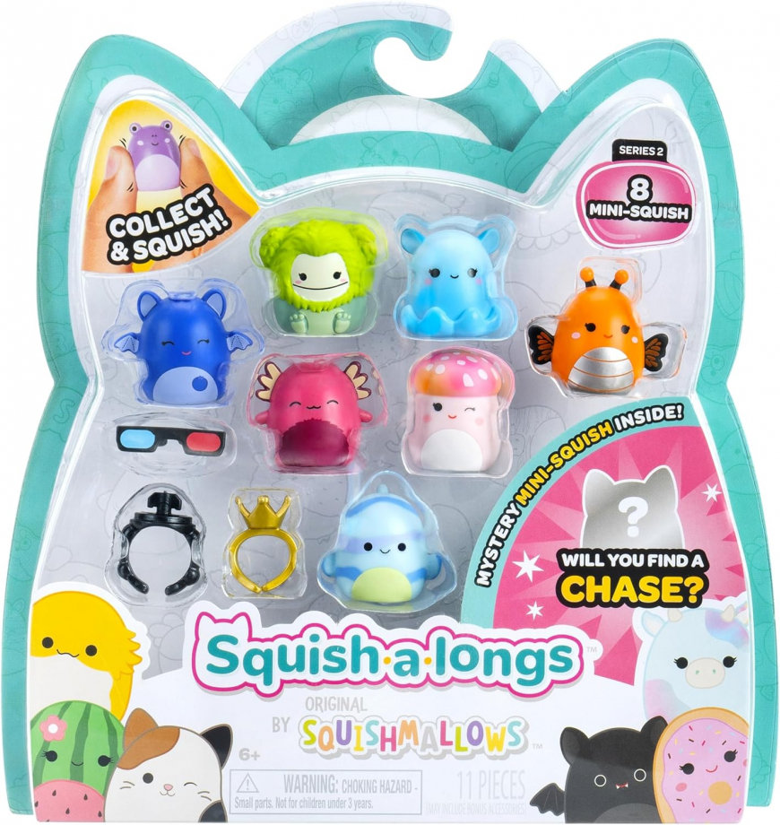 Squish-a-longs 8 Pack series 1 wave 2 Style 2 2025
