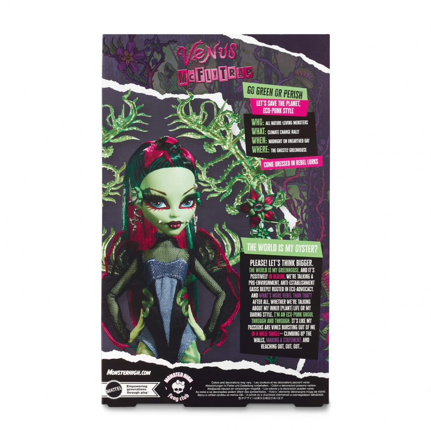 Monster High Skullector Venus McFlytrap doll