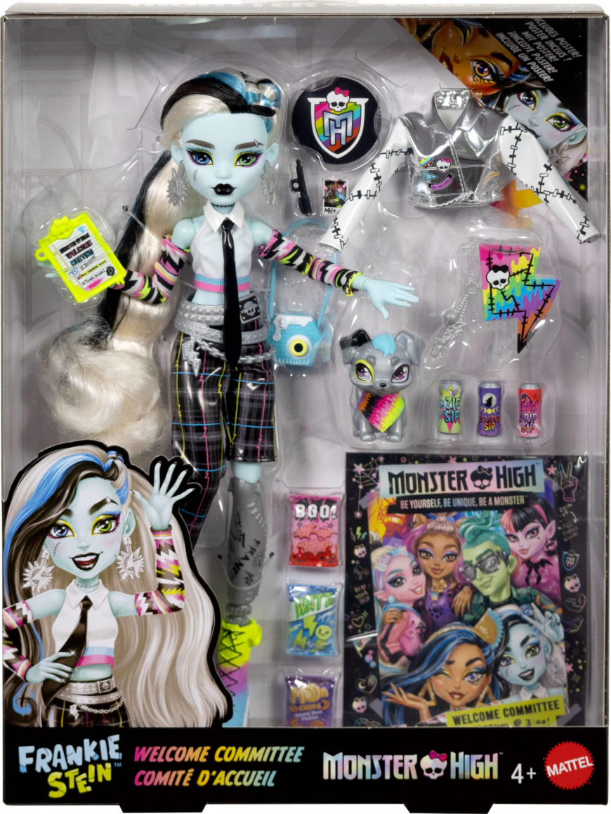 Monster High Welcome Committee Frankie Stein doll in box