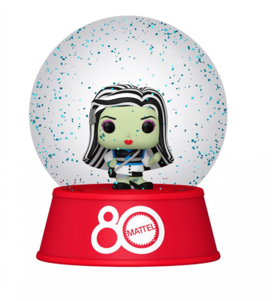Mattel 80th anniversary Retro Toys Snow Globes Pops Monster High