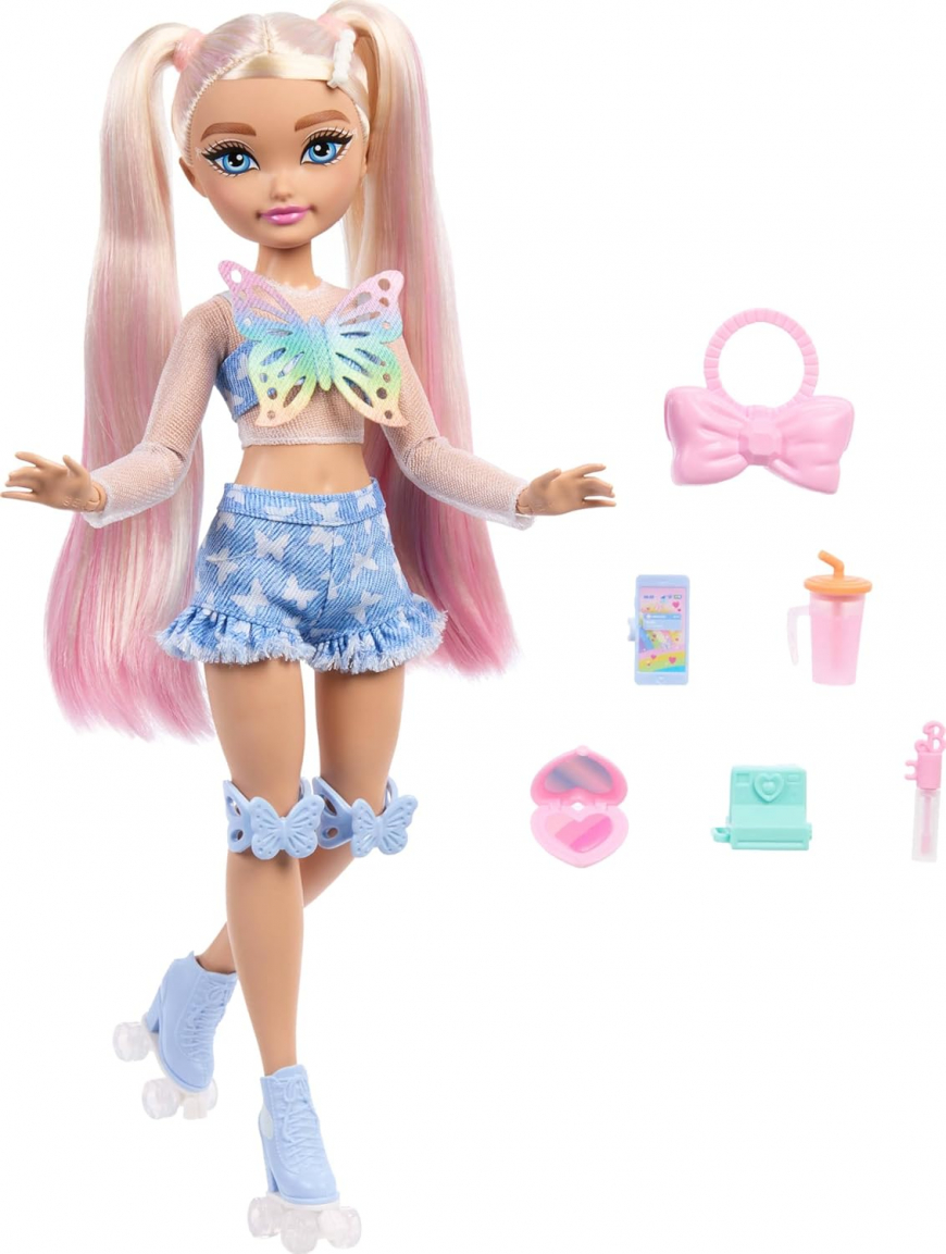 Barbie Dream Besties Skate Party Roller Skating Malibu doll