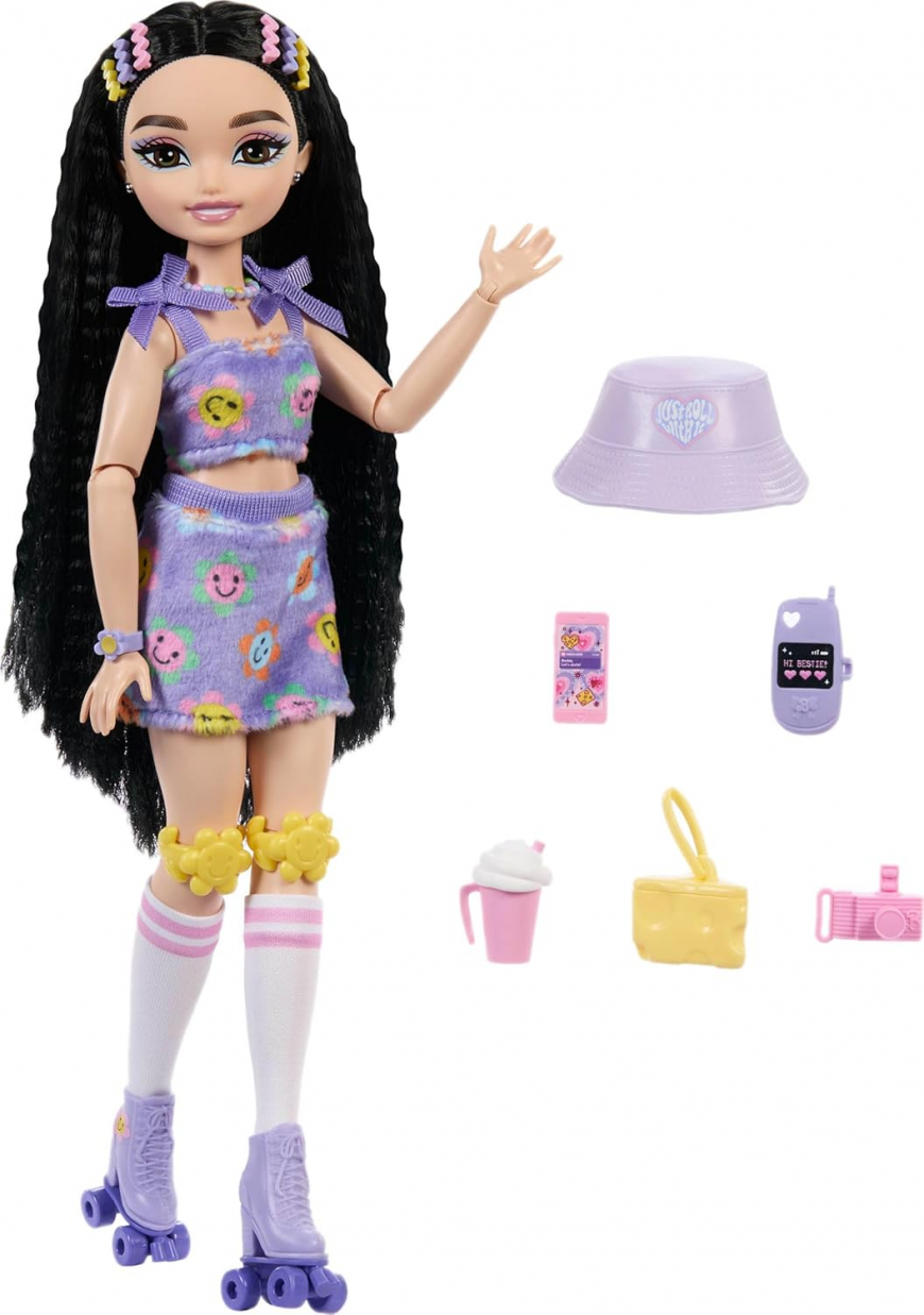 Barbie Dream Besties Skate Party Roller Skating Renee doll