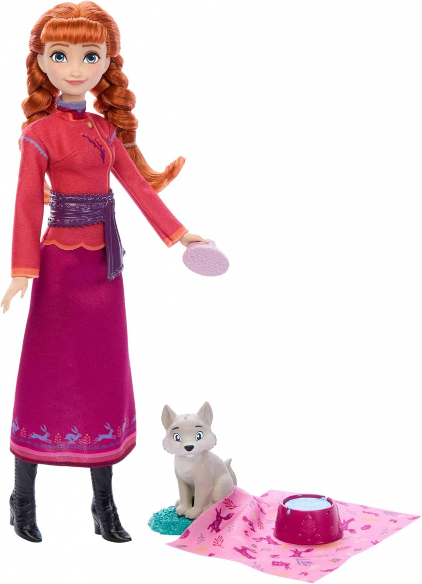 Disney Frozen Anna and Baby Fox Set