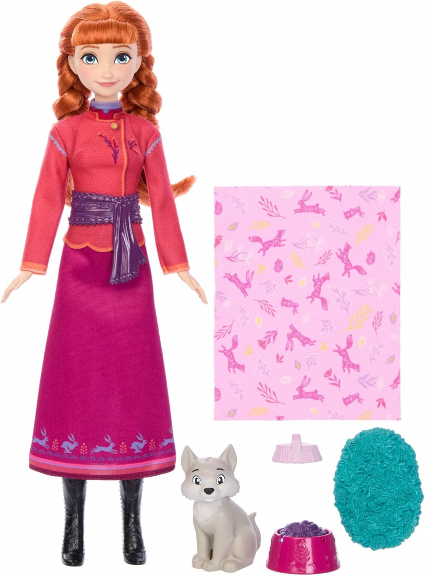 Disney Frozen Anna and Baby Fox Set