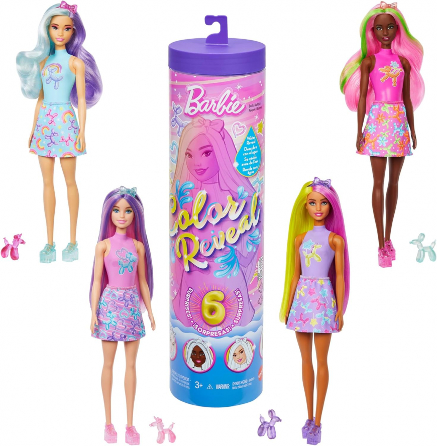 Barbie Color Reveal Balloon Animals Series