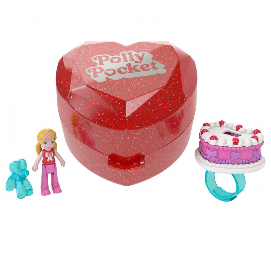 Polly Pocket Ruby Red Ring Box Mattel 80th Anniversary