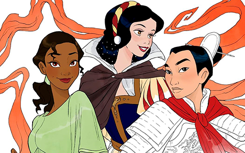 A Twisted Tale Art of Coloring Book art by Abigail Larson