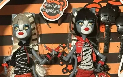 Monster High Creeproductions Toralei Stripe, Meowlody & Pursephone, Operetta dolls 2025