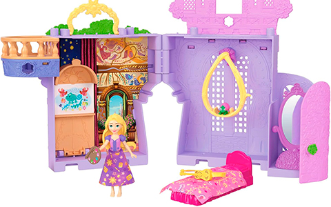 Mattel Disney Princess Rapunzel Tower Storytime Stackers Doll House