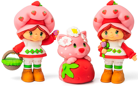 The Loyal Subjects Strawberry Shortcake 3-Pack Sweet Scented Easter figures set