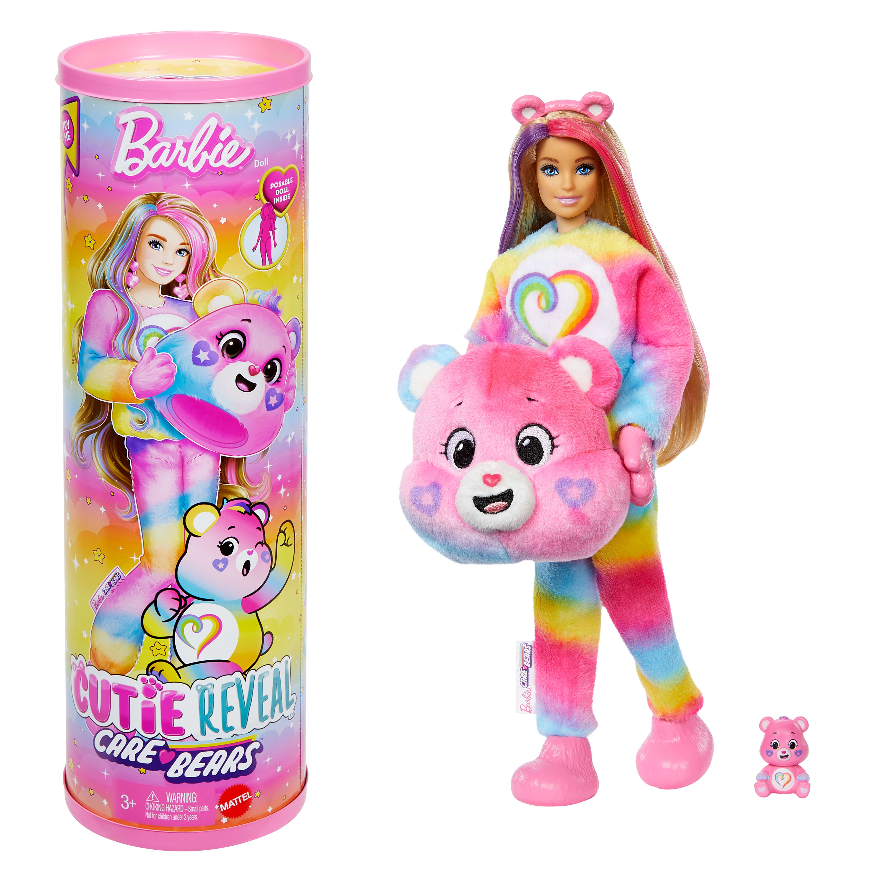 Barbie Care Bear Fashion Pack Barbie Doll Cutie Reveal Polar Bear