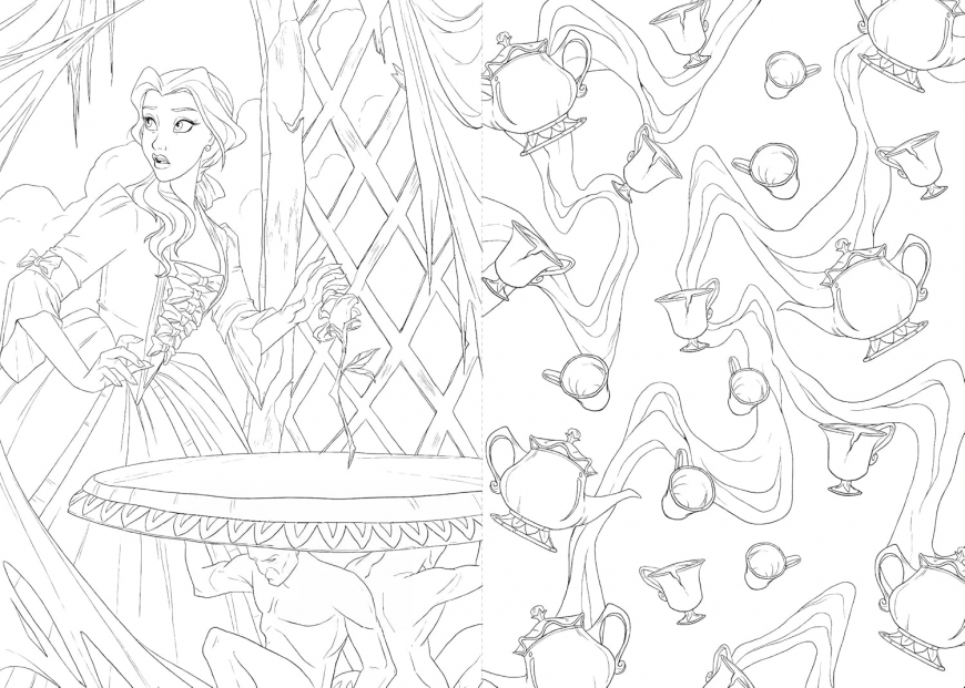A Twisted Tale Art of Coloring Book