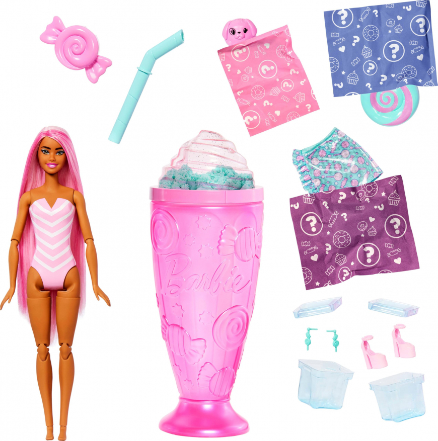 Barbie Pop Reveal Treats Milk Shake JFY62 doll