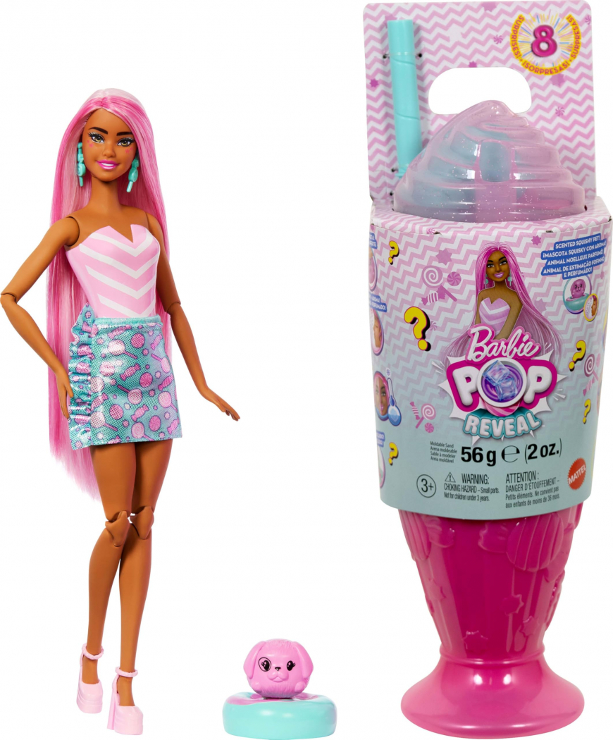 Barbie Pop Reveal Treats Milk Shake JFY62 doll