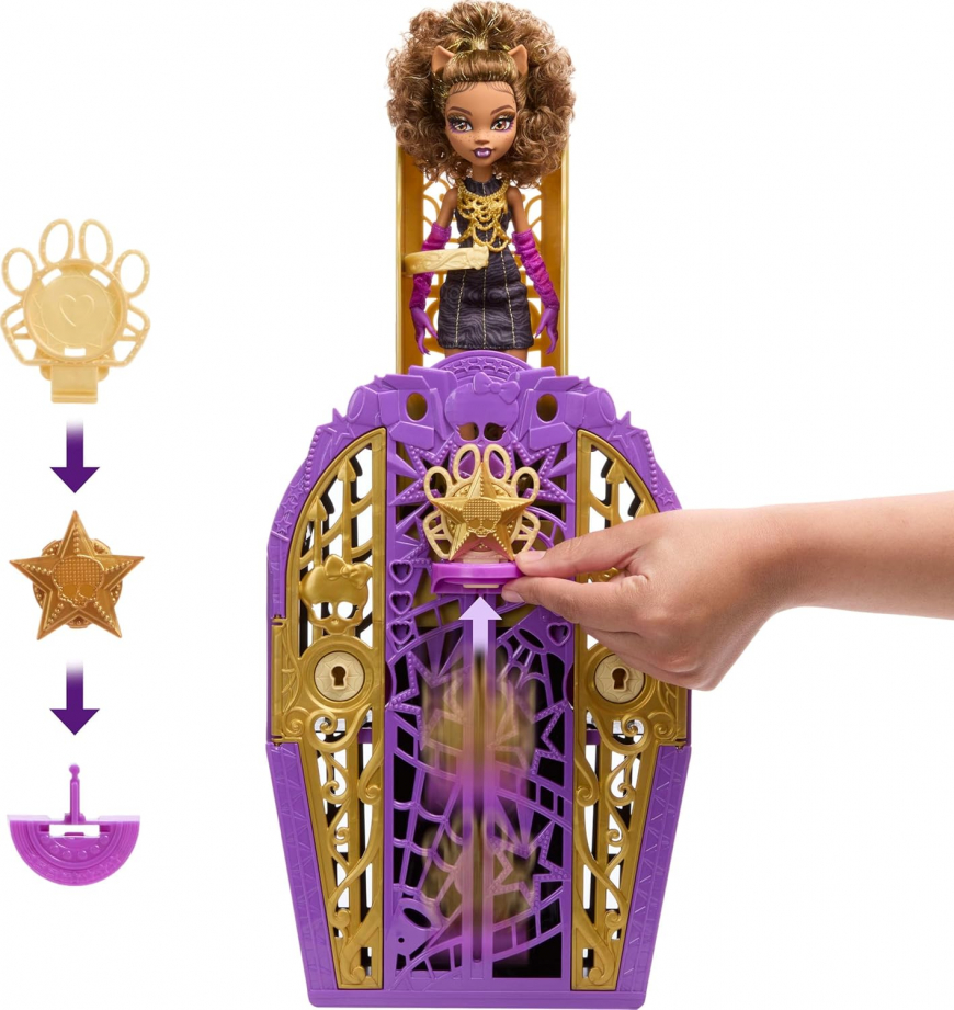 Monster High Skulltimate Secrets Hauntlywood Mysteries Clawdeen Wolf Doll