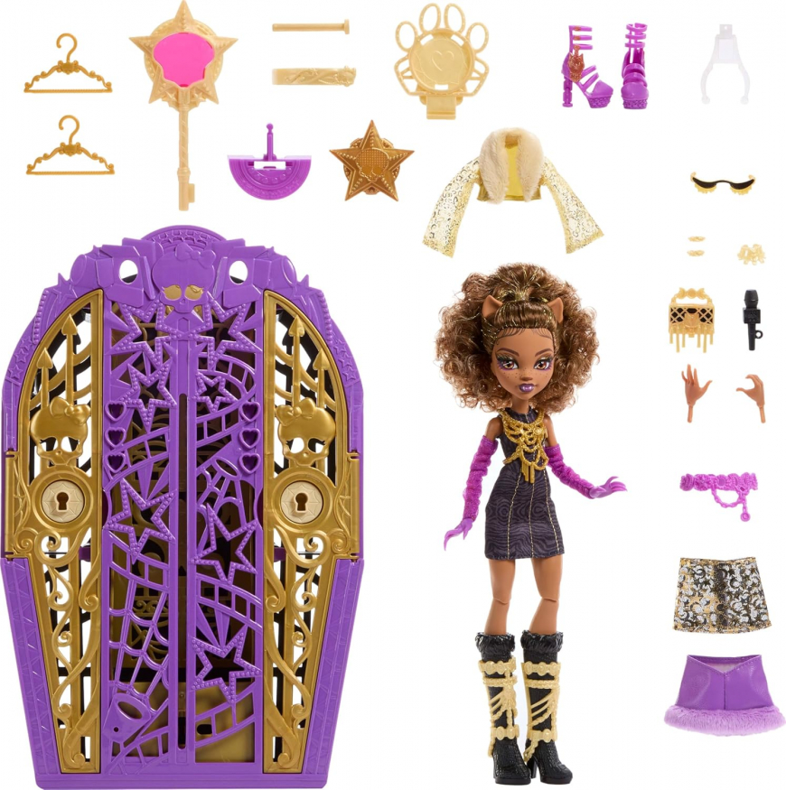 Monster High Skulltimate Secrets Hauntlywood Mysteries Clawdeen Wolf Doll