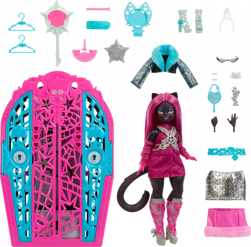 Monster High Skulltimate Secrets Hauntlywood Mysteries Catty Noir Doll