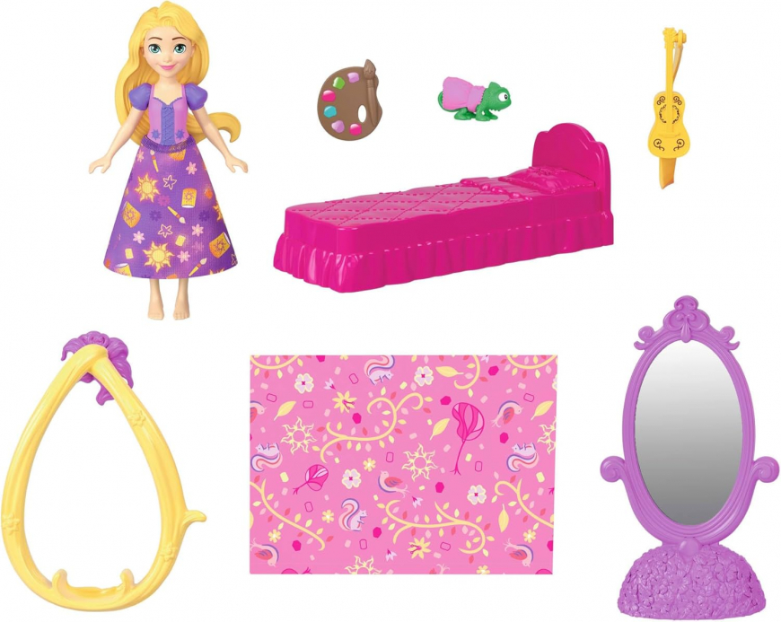 Mattel Disney Princess Rapunzel Storytime Stackers Doll House