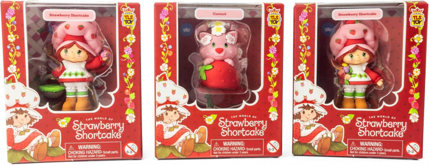 The Loyal Subjects Strawberry Shortcake 3-Pack Sweet Scented Easter figures set