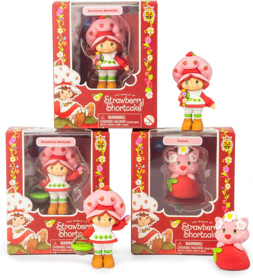 The Loyal Subjects Strawberry Shortcake 3-Pack Sweet Scented Easter figures set