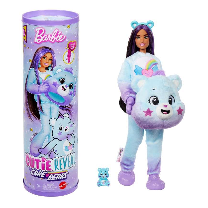 Barbie Cutie Reveal x Care Bears Series 2 Dream Bright Bear doll JFV61